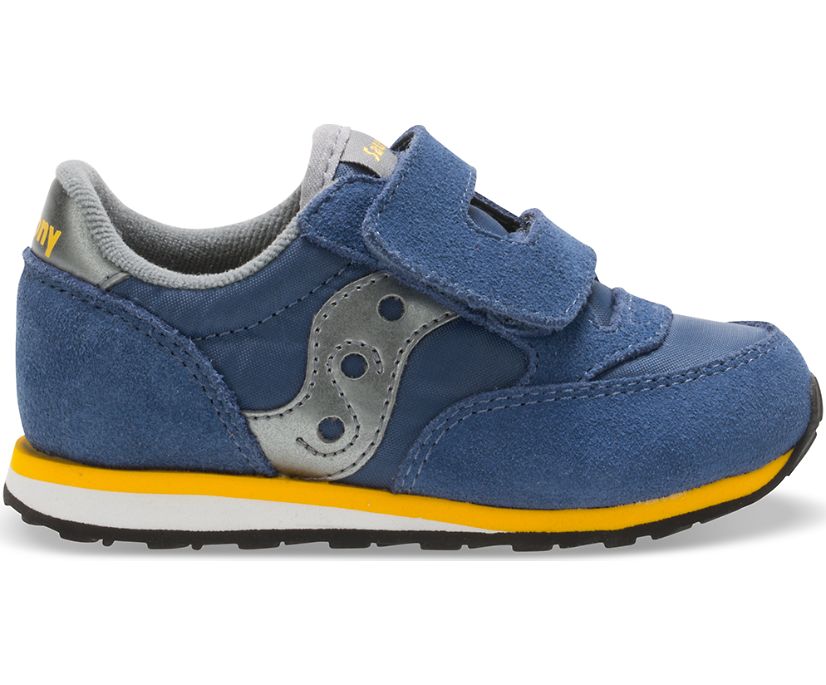 Gyerek Saucony Baby Jazz Hook & Loop Tornacipő Kék Szürke | HU 739SGL